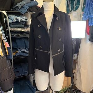 Black‎ Double-Breasted Jacket